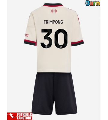 Liverpool Jeremie Frimpong #30 Bortatröja Barn 2025-26 Kortärmad (+ Korta byxor)